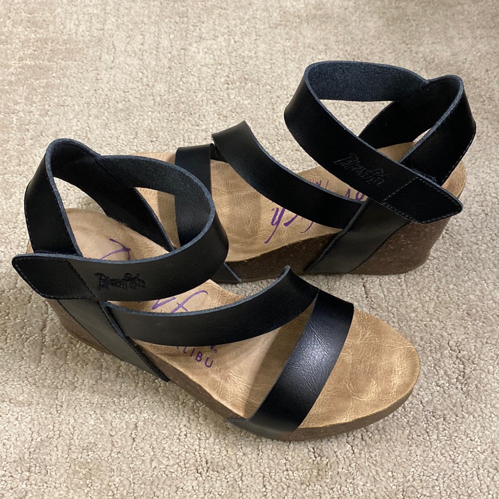 Blowfish Platform Heels, 3 1/2 wedge heel
